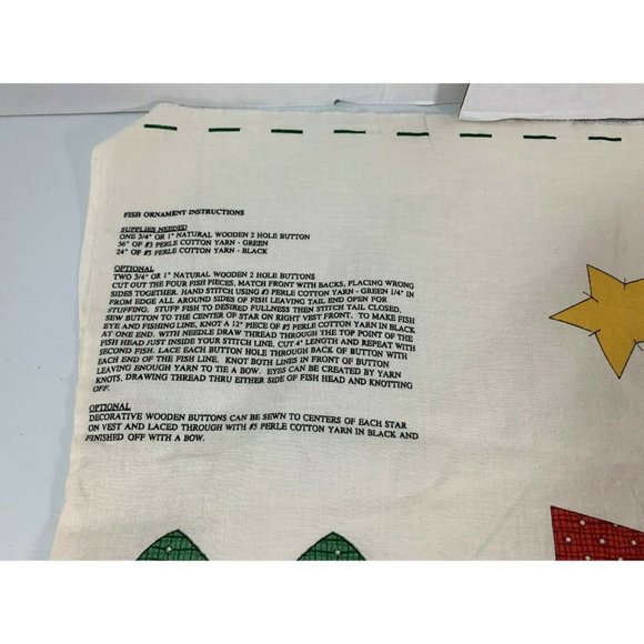 Northern Woods Vest Fabric Panel Sewing Pattern New Cut & Sew One Size Barn Farm - Picture 3 of 11